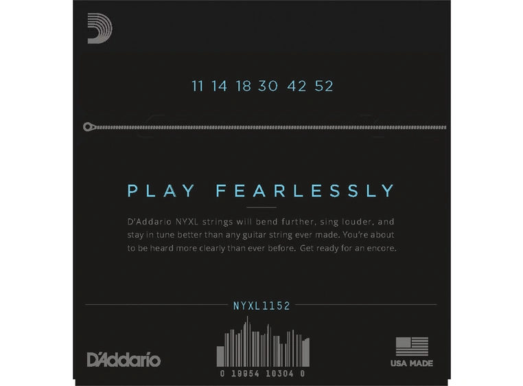 D'addario NYXL1152 El.Gitar Strenger (011-052) 